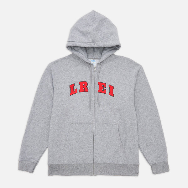 LREI ARCHED ZIP-UP HOODIE in Gray - Adult