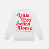 LREI "Little Red School House" CREWNECK in HEATHER GREY - Youth