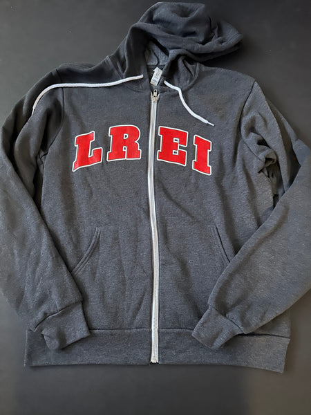 LREI ARCHED ZIP-UP HOODIE in Gray - Adult
