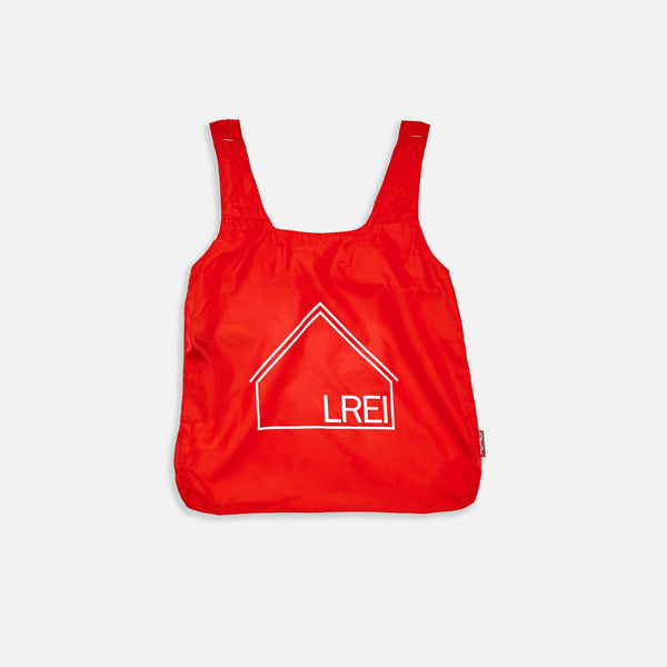 LREI FOLDAWAY SHOPPING TOTE in RED