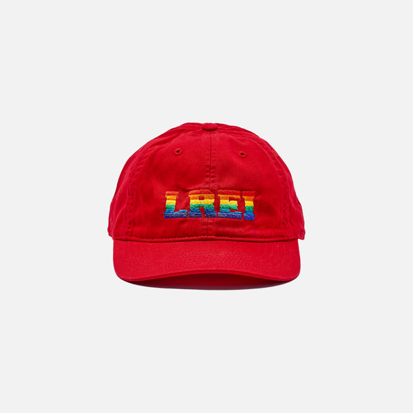 LREI PRIDE BASEBALL CAP in RED